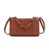 Women's Square Messenger Bag with Suction Buckle for Holiday