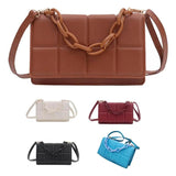 Women's Square Messenger Bag with Suction Buckle for Holiday