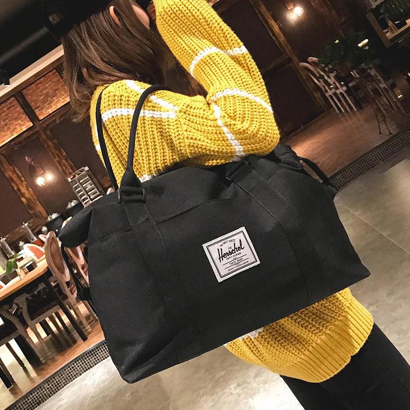Large Capacity Travel Bag Women Handbag Fitness Gym Bag Sports Pack Waterproof C