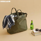 Korea Large Bag Shoulder Bag for Men Crossbody Waterproof Nylon Travel Totes