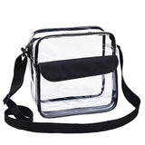 Women's Clear Crossbody Bag Adjustable Long Strap Transparent Pack