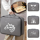 Large Lockable Anime Travel File Organizer Bag
