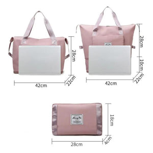 Large Capacity Foldable Travel Luggage Bag with Dry Wet Separation