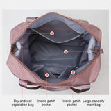 Large Capacity Foldable Travel Luggage Bag with Dry Wet Separation