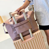 Large Capacity Foldable Travel Luggage Bag with Dry Wet Separation