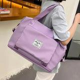 Large Capacity Foldable Travel Luggage Bag with Dry Wet Separation