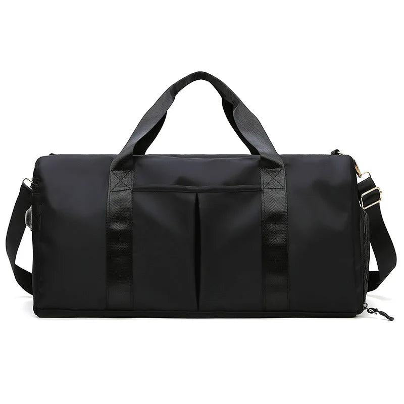 Waterproof Nylon Travel Handbag Women Large Capacity Sports Gym Tote Bags