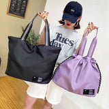 Large Capacity Travel Bag Drawstring Women Fitness Bag Waterproof Yoga Exercise