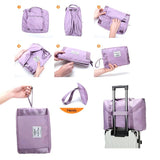 Solid Folding Travel Bag Sports Gym Bag Travel Duffle