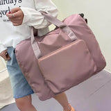 Solid Folding Travel Bag Sports Gym Bag Travel Duffle