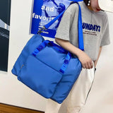 Solid Folding Travel Bag Sports Gym Bag Travel Duffle