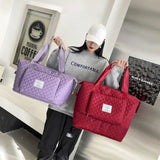 Buylor Large Capacity Duffle Bag for Women Waterproof Foldable Luggage