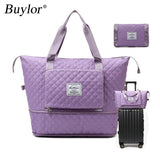 Buylor Large Capacity Duffle Bag for Women Waterproof Foldable Luggage