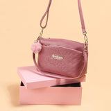 R068 Hourglass Crossbody Bag Wide Webbing Shoulder Purse French Classic Bag