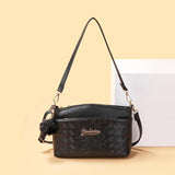 R068 Hourglass Crossbody Bag Wide Webbing Shoulder Purse French Classic Bag