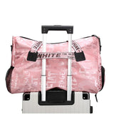 Large Capacity Tote Bag Graffiti Yoga Sports Bag with Shoes Outdoor Travel Handb