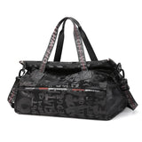 Large Capacity Tote Bag Graffiti Yoga Sports Bag with Shoes Outdoor Travel Handb