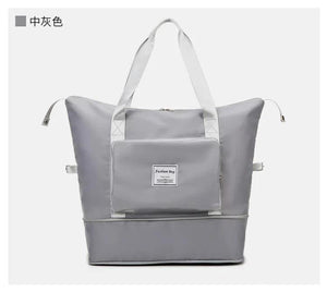 Large Capacity Foldable Travel Bag Tote Carry On Handbag Duffel