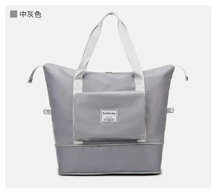 Large Capacity Foldable Travel Bag Tote Carry On Handbag Duffel