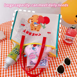 Girl Jelly Handbag Cartoon Bear Rabbit Transparent Shoulder Bag