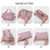 Letter Patterns Storage Bag Handbag Travel Tote