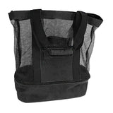 2 in 1 Cooler Picnic Bag Beach Bag Oversized Lightweight Mesh Beach Tote Bag