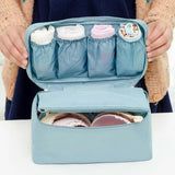 Packing Cube Travel Bag Organizer Set - Bra Underwear Socks Cosmetic