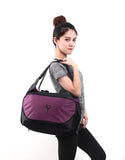 Women's Yoga Mat Backpack Sports Bag Messenger Shoulder Bag