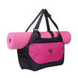 Women's Yoga Mat Backpack Sports Bag Messenger Shoulder Bag