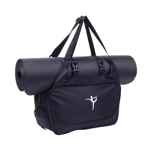 Women's Yoga Mat Backpack Sports Bag Messenger Shoulder Bag