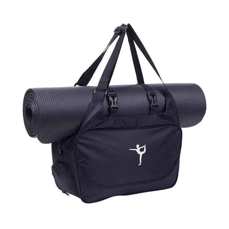 Women's Yoga Mat Backpack Sports Bag Messenger Shoulder Bag