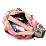 Large Capacity Travel Hangbag Men Women Dry Wet Separation Tote Bag