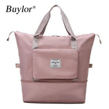 Buylor Foldable Travel Bags Large Capacity Tote Handbags Waterproof