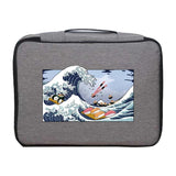 Wave Print Waterproof Documents Organizer Briefcase