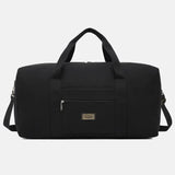 Large Capacity Canvas Travel Bag Cut-proof Short Overnight Shoulder Bag Q95