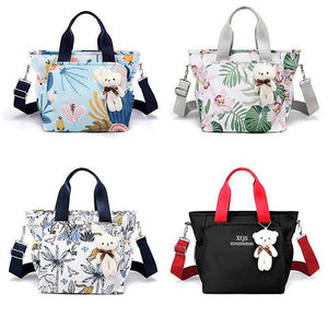 Plant Floral Print Travel Bag for Women Girls Large Capacity Handbag