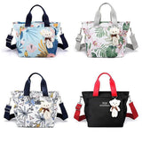 Plant Floral Print Travel Bag for Women Girls Large Capacity Handbag