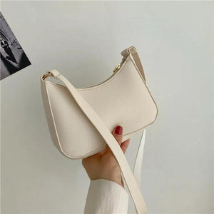 Vintage Leather Chain Handbag Tote for Women