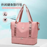 Women Travel Shoulder Bags Large Capacity Foldable Tote Luggage