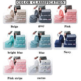 6PCS Lingerie Travel Organiser Set Packing Cube Mesh Bag