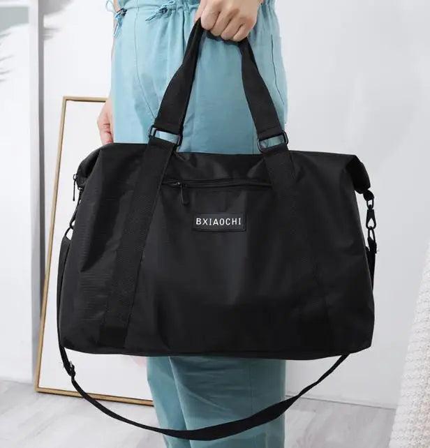 Large Capacity Women Handbag Portable Travel Bag Nylon Duffle Bags