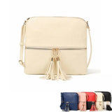 Stylish Crossbody Bag with Tassel