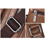 Men Handbag Vertical Casual Business Handbag Crossbody Bag Letters Printed