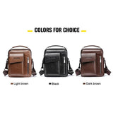 Men Handbag Vertical Casual Business Handbag Crossbody Bag Letters Printed