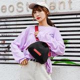 Single Canvas Shoulder Bag Women Oxford Travel Sport Bag