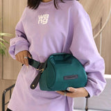 Single Canvas Shoulder Bag Women Oxford Travel Sport Bag