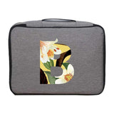 Floral Print Waterproof Document Organizer Handbag