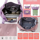 Folding Travel Bag Portable Lightweight Waterproof Tote Handbag