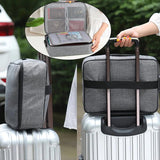 Functional File Lockbox Organizer Briefcase Waterproof Handbags