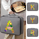 Large Waterproof Document Storage File Lockbox Folder Passport Holder